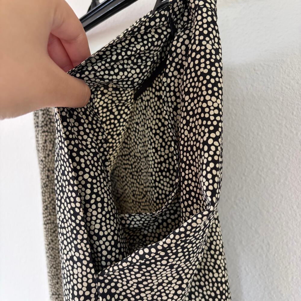 Ralph Lauren Purple Label 100% Silk Dotted Maxi Skirt (6) Vtg 90s - Picture 10 of 12